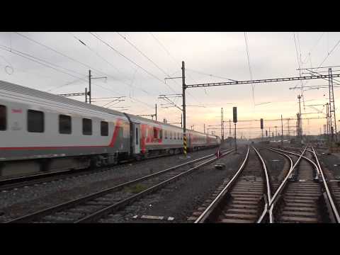 Loko EP-09 (PKP Intercity) na vlaku EN 404 Vltava - Moskva - Praha