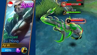 Yu Zhong Starlight Skin Biohazard Gameplay - Mobile Legends