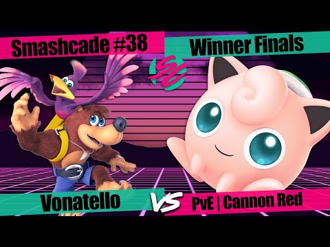 Smashcade #38: WF - Vonatello (Banjo-Kazooie) VS PvE | Cannon Red (Jigglypuff)