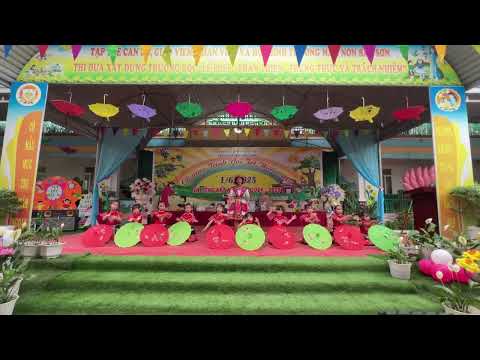 Múa: Nhà em ở lưng đồi - Lớp MG 4-5 tuổi B2- Trường Mầm non Bắc Sơn - TP Phổ Yên -  tỉnh Thái Nguyên