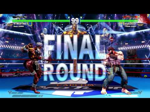 SFV blaksaiyan Ryu vs Dhalsim