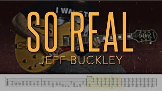 So Real - Jeff Buckley |HD Guitar Tutorial With Tabs