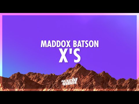 Maddox Batson - X's (Lyrics) | dancing with these x's on our hands (432Hz)
