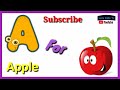A For Apple B For Badka Apple A For Apple Cartoon A For Apple Poem