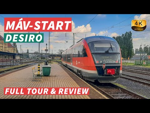 【4K】MÁV-START - Siemens Desiro DMU - Full Tour and Review - With Captions [CC]