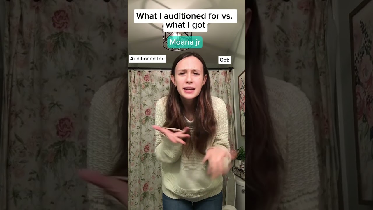 What I auditioned for vs. what I got! ❤️✨ #shorts #theatre #showbiz #audition