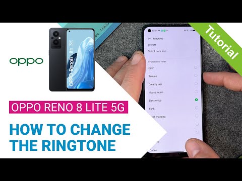 OPPO Reno8 Lite 5G - How to Change the Ringtone • 📱 • 🔔 • 🎶 • Tutorial