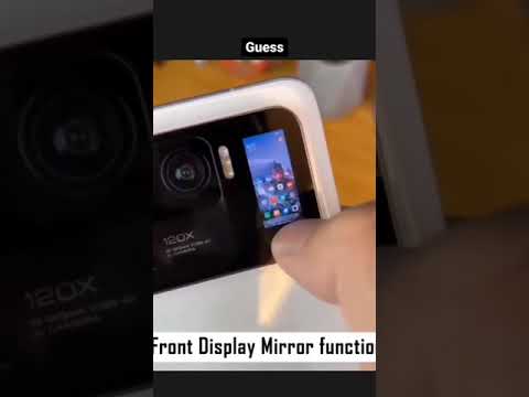 Mi 11 Ultra Smartphone Back Mirror Function | #shorts #mi11ultra