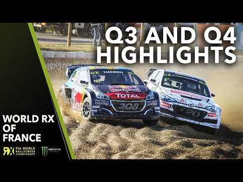 世界ラリークロス 第8戦フランス 予選3&4ハイライト動画