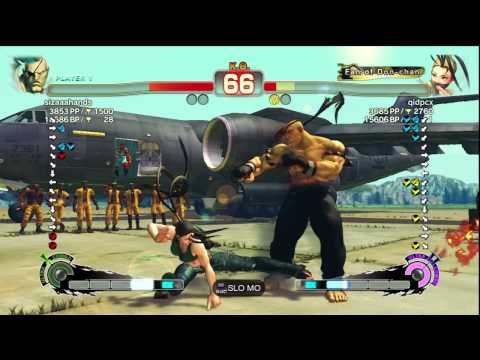 sizaaahands [Sagat] vs. qidpcx [Ibuki] | SSF4 Arcade Edition