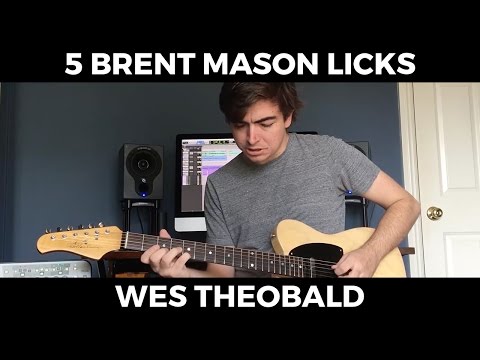 Brent Mason Guitar Lesson - Country Guitar Licks | Wes Theobald