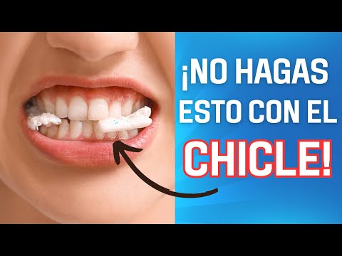No hagas esto al masticar chicle ⛔️