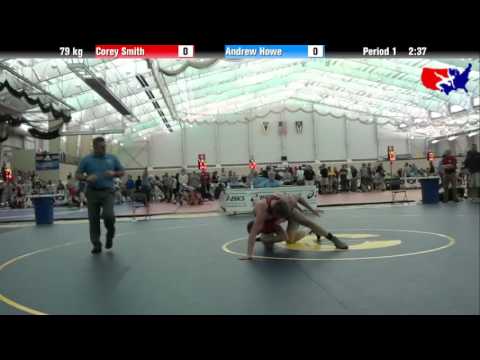 Corey Smith vs. Andrew Howe at 2013 ASICS University Nationals - FS