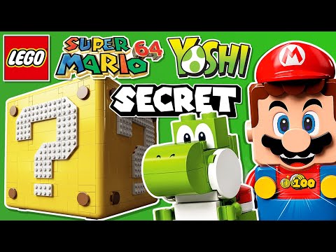 LEGO Super Mario 64 Yoshi Secret Discovered in the Question Mark Block Set