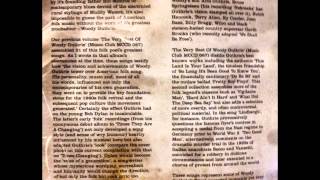 Woody Guthrie - What did the deep sea say