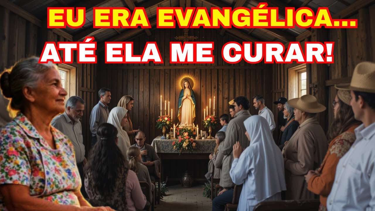 Eu era EVANGÉLICA... 🙏 Mas foi NOSSA SENHORA que SALVOU minha vida! 🌟