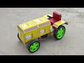 How To Make Matchbox Tractor At Home Diy Toy Diy Tractor Science Project