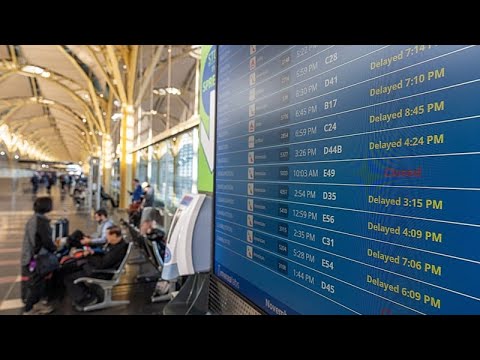 Video Thumbnail: US-Shutdown bringt massive Flugverspätungen und Flugausfälle