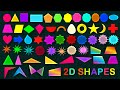 2D Shape Names 50 Two Dimensional Shape Names Geometrical And Other Shapes Vocabulary