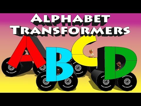 Alphabet Transformers - Cars Transform Into Letters