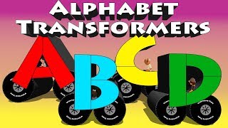 Alphabet Transformers - Cars Transform Into Letter