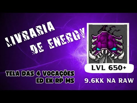 [TIBIA] HUNT LIVRARIA DE ENERGY X4 | SCREEN RP/EK/ED/MS 9.6KK NA RAW | PT 650+