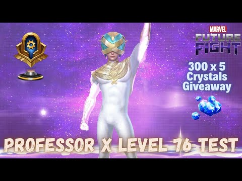 Professor X is Strong But.... (Crystals Coupon giveaway)
