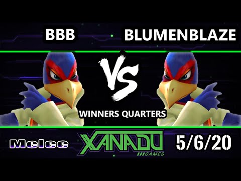 S@X 352 Onine Winners Quarters - bbb (Falco) Vs. Blumenblaze (Falco) Smash Melee - SSBM