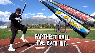 Hitting a 500-foot NUKE with an illegal reissued Easton Korea “Z2K”
