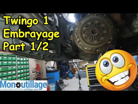 [COMMENT REMPLACER UN EMBRAYAGE SUR TWINGO1. Part 1/2]