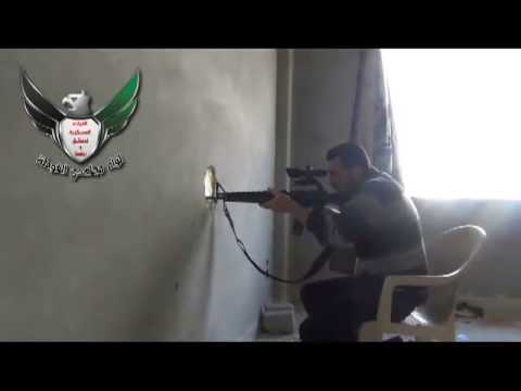 استهداف قناصي لواء مجاهدي الغوطة جنود النظام في الغوطة الشرقية في ريف دمشق