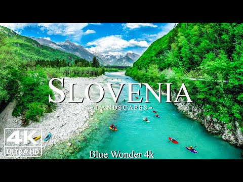 FLYING OVER Slovenia 4K UHD - Relaxing Music Along With Beautiful Nature Videos - 4K Video HD