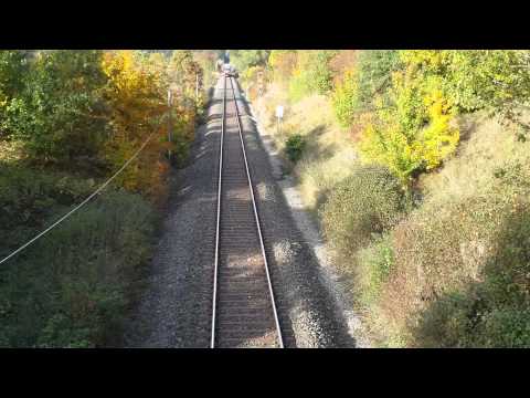 KBS 782 -Taubertalbahn- Triebwagen 642 125 zwischen Schrozberg und Blaufelden im Herbst 2013