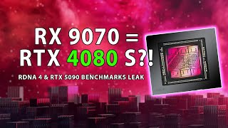 RX 9070 = RTX 4080S In Benchmark Leak! RTX 5090 Perf Leak
