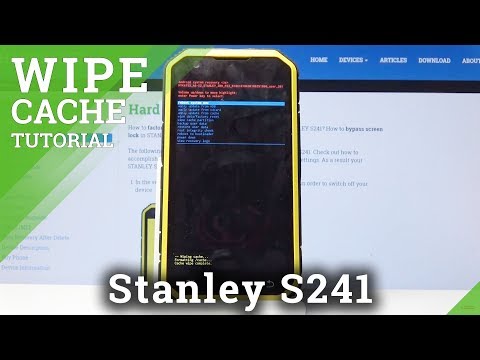 How to Delete Temporary Cache Files in Stanley S241 - Wipe Cache Partition