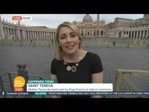 Thousands To Celebrate Canonisation Of Mother Theresa | Good Morning Britain