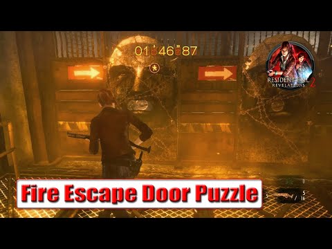 Resident Evil Revelations 2 Episode 3 Claire | Fire Escape Door Puzzle