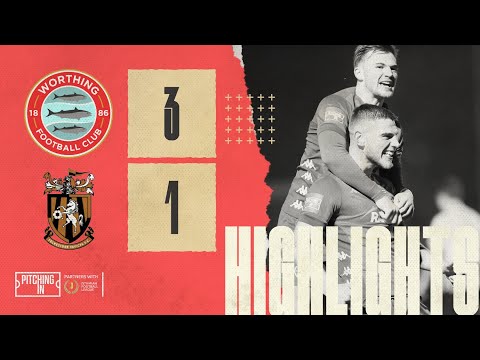 Worthing 3 Folkestone Invicta 1 | Highlights | Isthmian League Premier Division