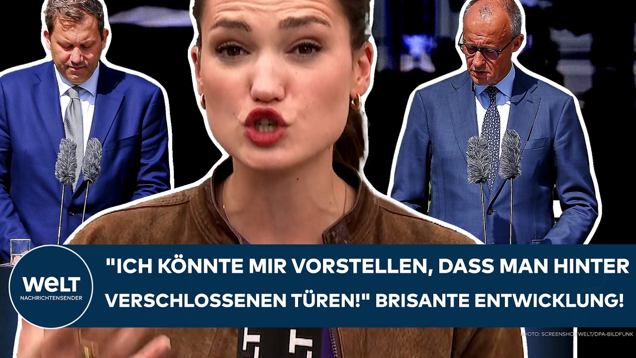 DEUTSCHLAND: "Ich könnte mir vorstellen, dass man hinter verschlossenen Türen!" Brisante Entwicklung