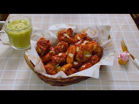 Gà chiên giòn cay ngọt Hàn Quốc - Dakgangjeong (Sweet crispy korean fried chicken ) | TOM KITCHEN
