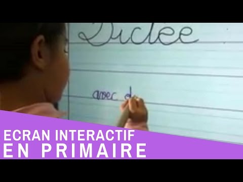 Utilisation de l'Ã©cran interactif en primaire