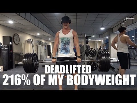 216% BODYWEIGHT - DEADLIFT!