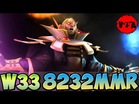 Dota 2 - W33 8232 MMR Plays Invoker vol #7 - Ranked Match