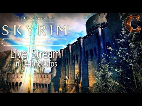 Skyrim Special Edition Live, 1440p/60fps: Starting The Bards College, Part 112, Lvl 69 Legendary