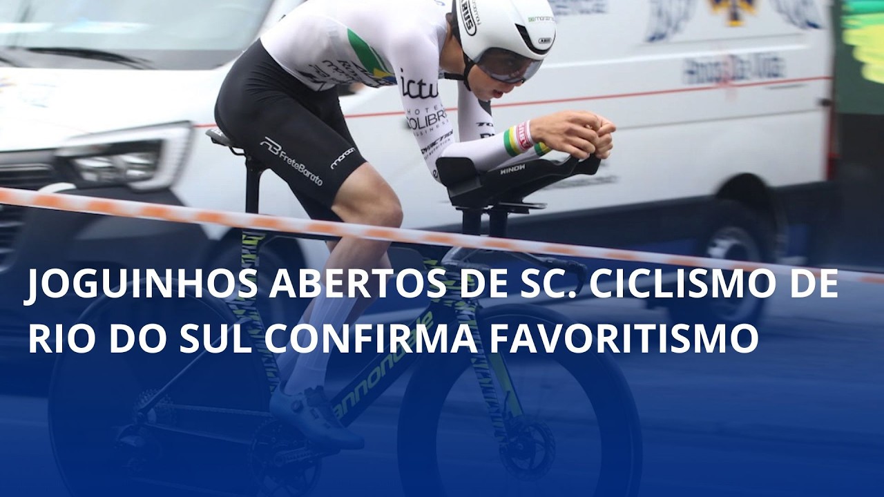 Joguinhos Abertos de SC. Ciclismo de Rio do Sul confirma favoritismo