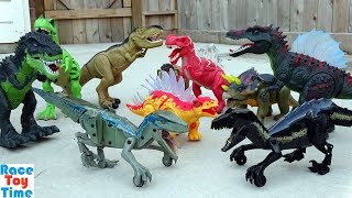 Download lagu Jurassic World Fallen Kingdom Walking Velociraptor Blue and Indoraptor Dino Toys For Kids mp3