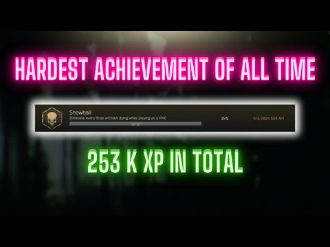 Eliminate Every Scav Boss WITHOUT DYING (MOST RARE ACHIEVEMENT) | Escape From Takrov