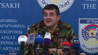 The Press Conference of Artsakh President Arayik Harutyunyan