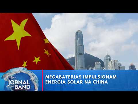 China lidera armazenamento de energia solar com baterias