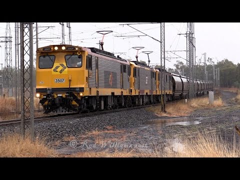 Distributed power: Five 3500's : Australian Railways